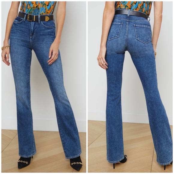 L’AGENCE Selma slim flare jeans - Picture 1 of 9